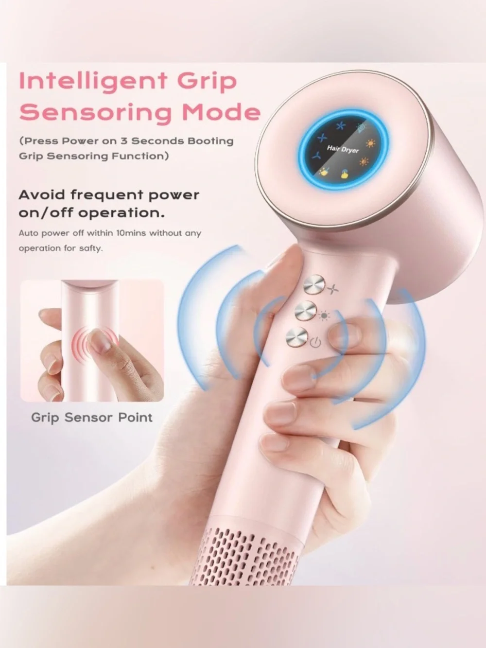 Pro‎ Pink High-Speed Hair Dryer #UA5